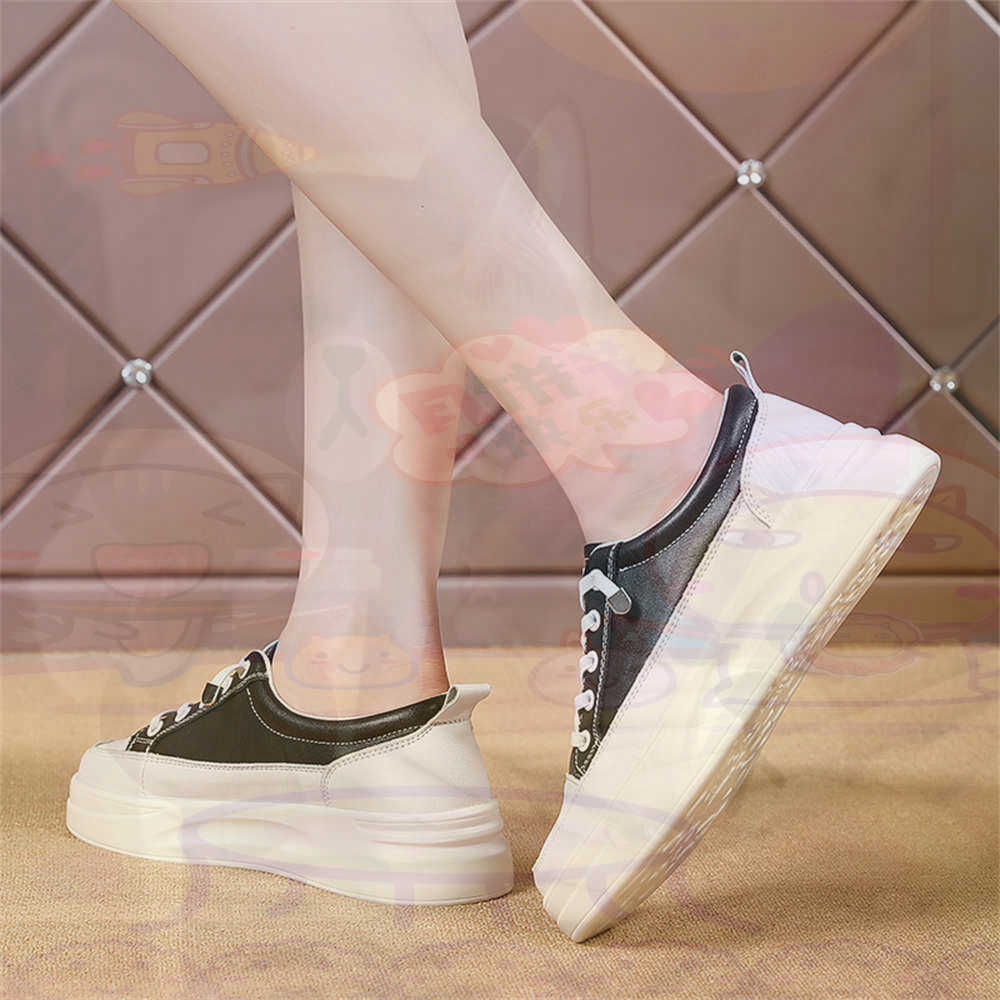レースアップ分厚いローファー女性スケートボードスポーツシュー - Guangzhou Street Fashion のレビューと価格