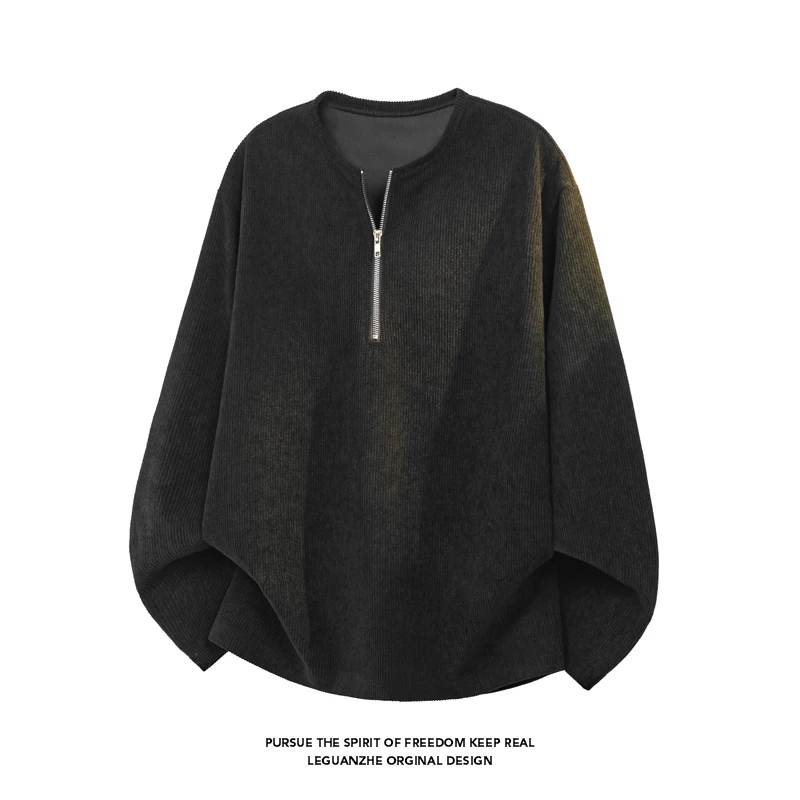 メンズユースストリートファッション 長袖トップス クルーネッ - Street Fashion In China のレビューと価格