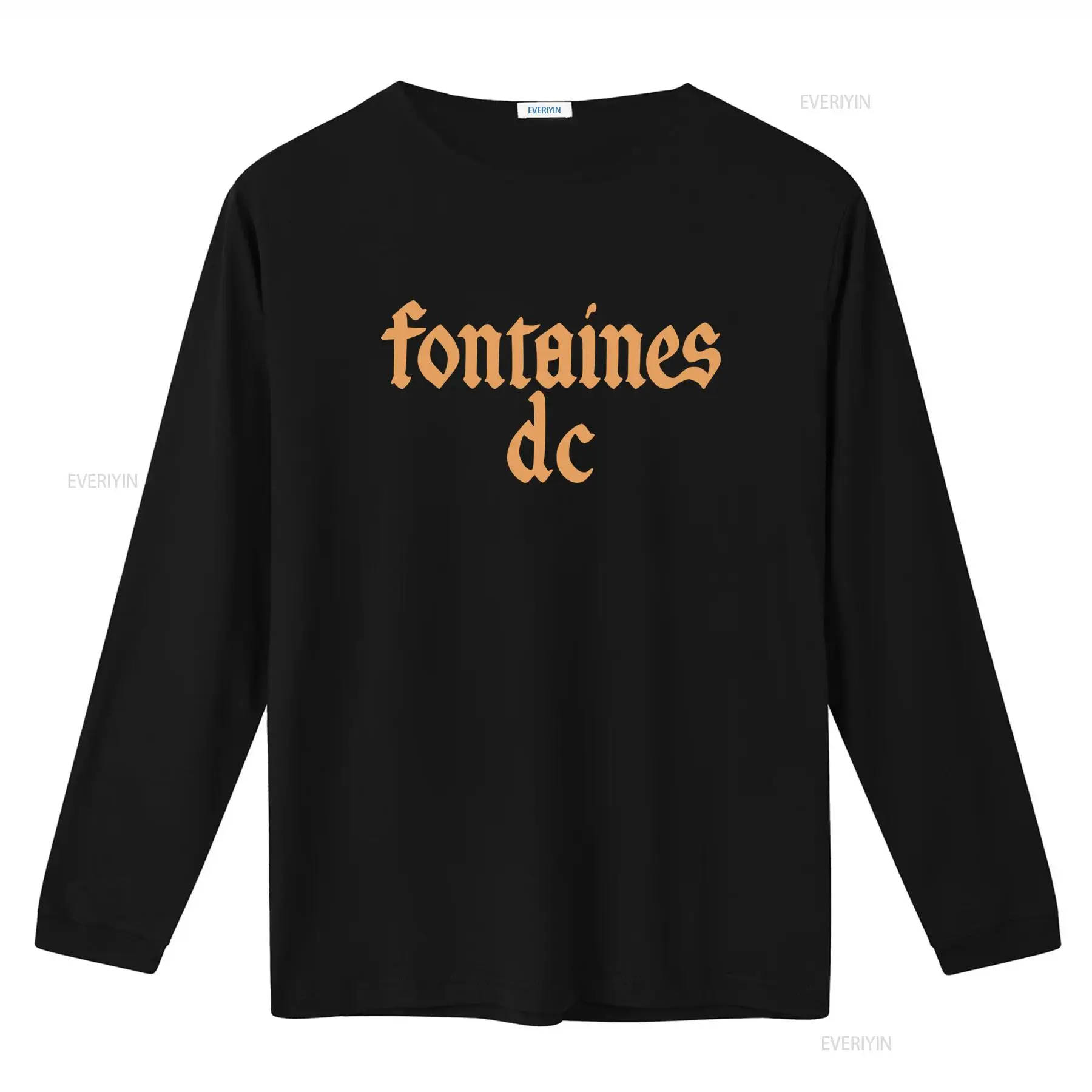 フォンテーヌ D C 'ゴシック ロゴ' ブラック T シャ - Street Fashion Dance のレビューと価格