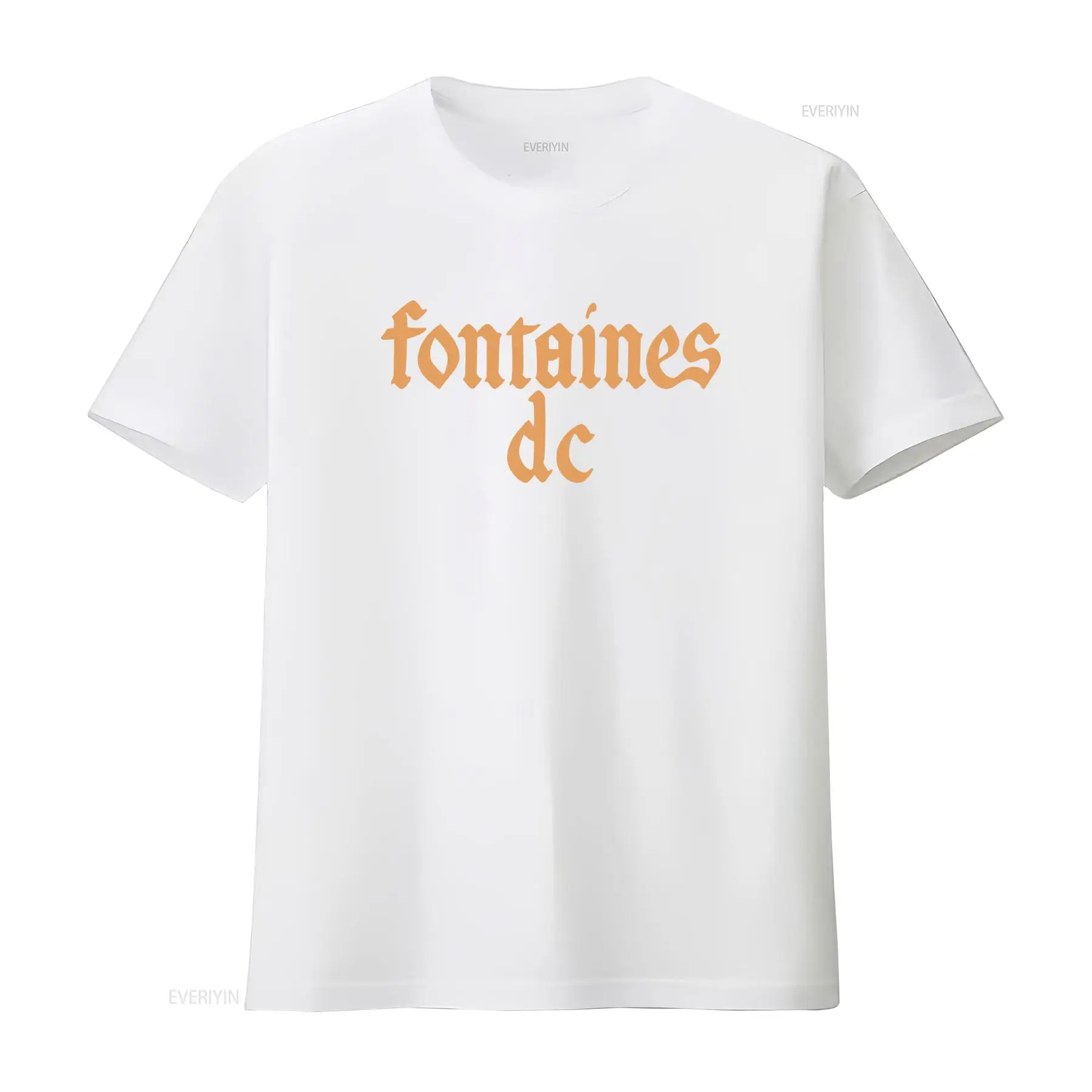 フォンテーヌ D C 'ゴシック ロゴ' ブラック T シャ - Street Fashion Dance のレビューと価格