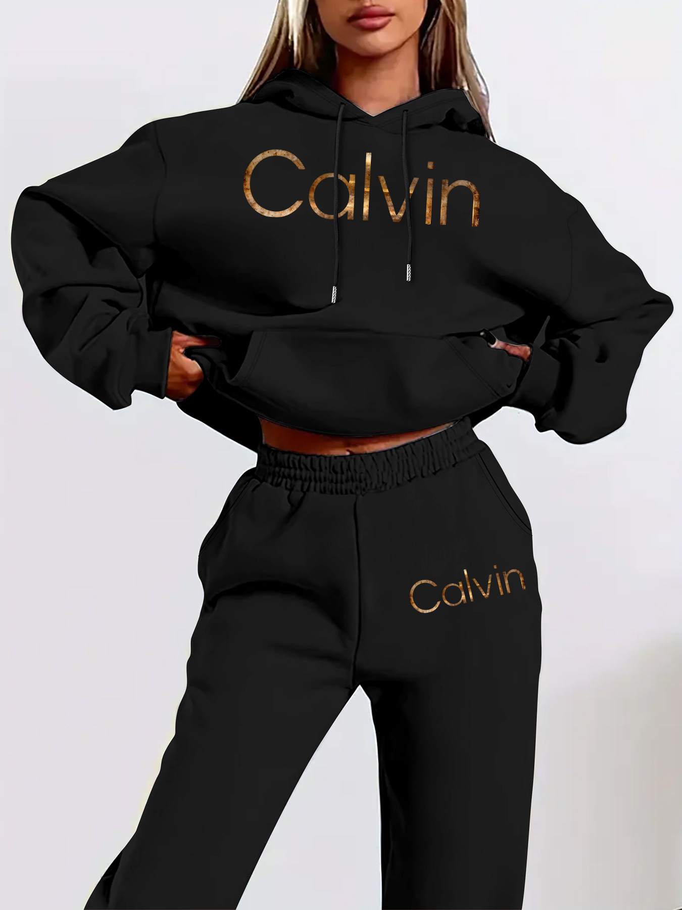 レディースファッションのプルオーバーとパンツのセット、プリン - Street Fashion Styles のレビューと価格
