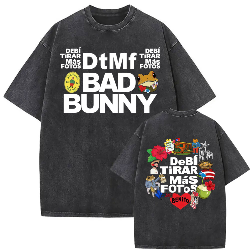 バッドバニー DTMF Debi Tirar Mas Fot - Foto Street Fashion のレビューと価格