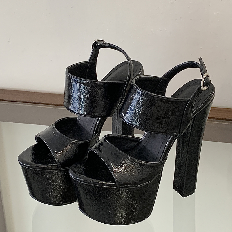 Eilyken 夏ファッションオープントゥバックルストラップ - Street Fashion Shoes のレビューと価格