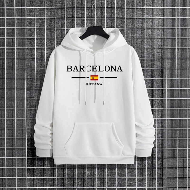 メンズ秋冬トレンドカジュアルストリートスタイルパーカー、バル - Street Fashion Barcelona のレビューと価格