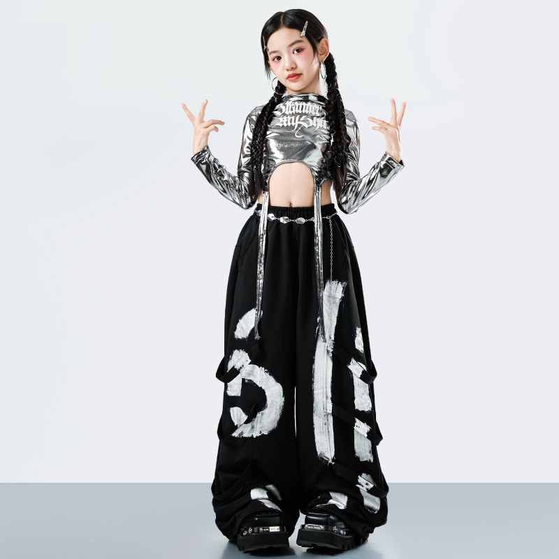 韓国 Y2K キッズストリートウェアスタイルヒップホップダン - Street Fashion Dance のレビューと価格