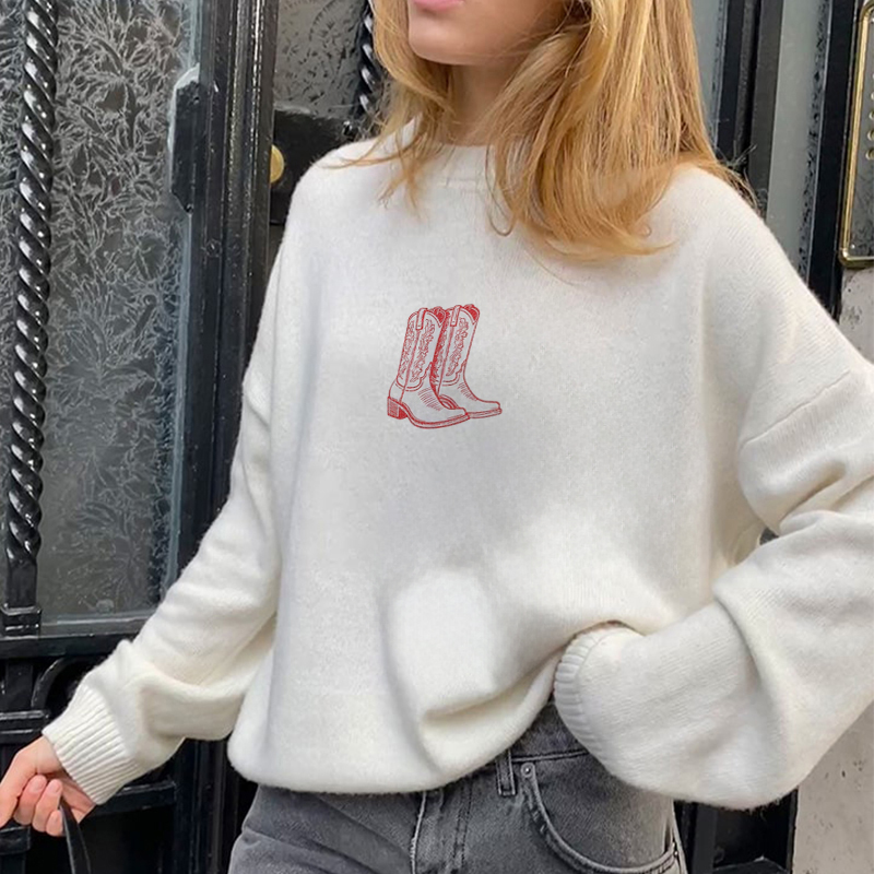 レディース特大ニットセーター,韓国ファッション,原宿,ヴィン - Street Fashion Zara のレビューと価格