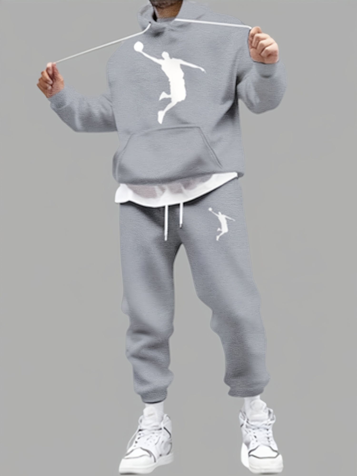 メンズ新作ファッションパーカー＆ジョガーパンツセット – 秋 - Street Fashion Styles のレビューと価格