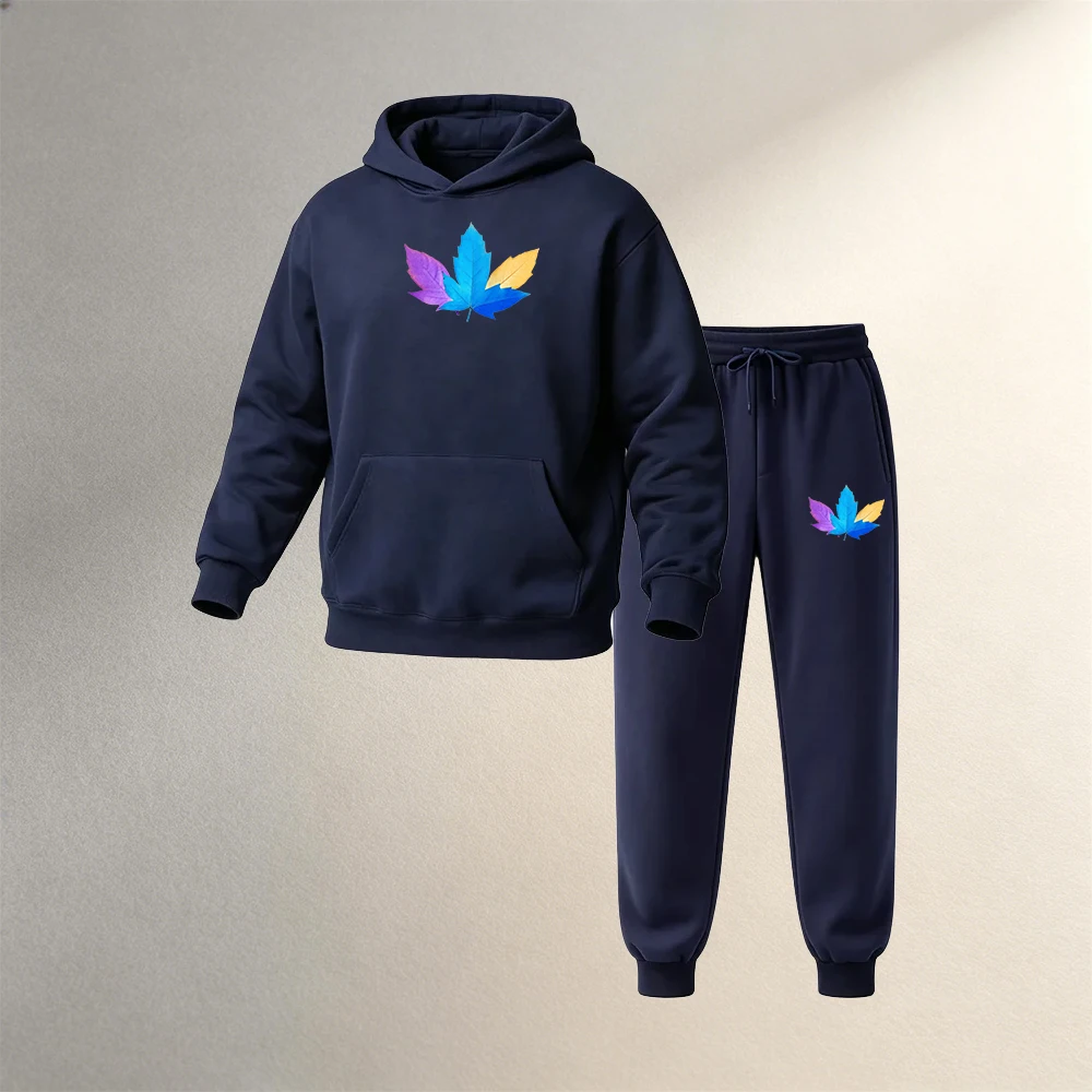 メンズプルオーバーフーディセット 2ピース 秋冬 スポーツカ - Street Fashion In China のレビューと価格