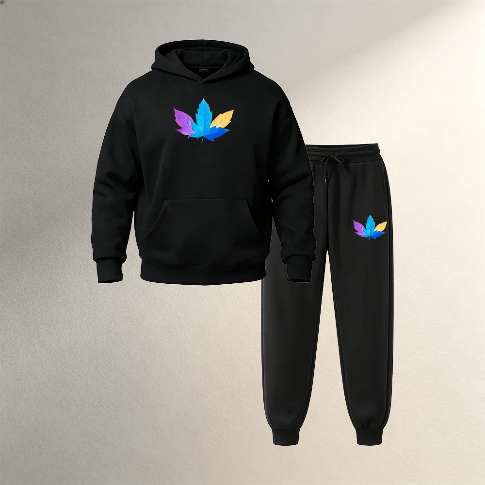 メンズプルオーバーフーディセット 2ピース 秋冬 スポーツカ - Street Fashion In China のレビューと価格